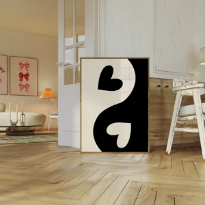 Cuadro Yin Yang Love