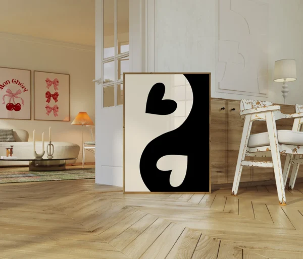 Cuadro Yin Yang Love